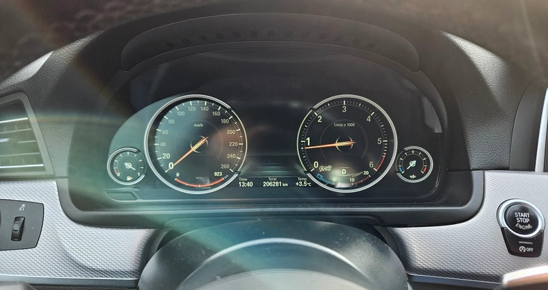 BMW Seria 5 cena 89790 przebieg: 204000, rok produkcji 2015 z Gdynia małe 154